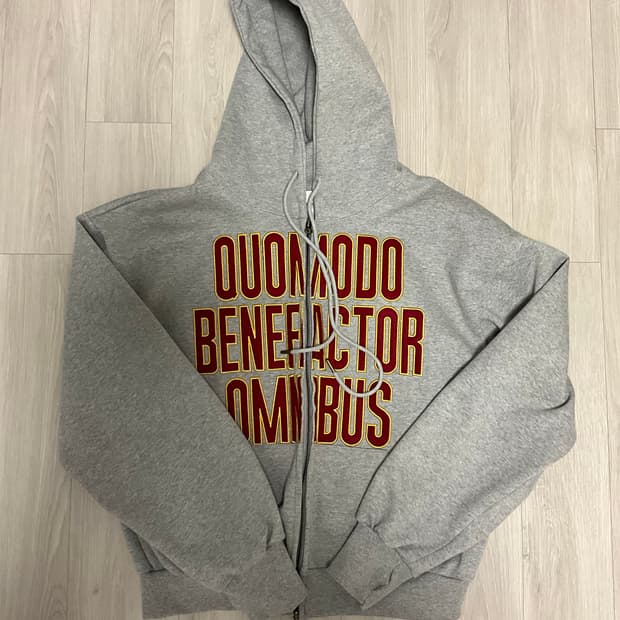 회색 크롭 후드집엊