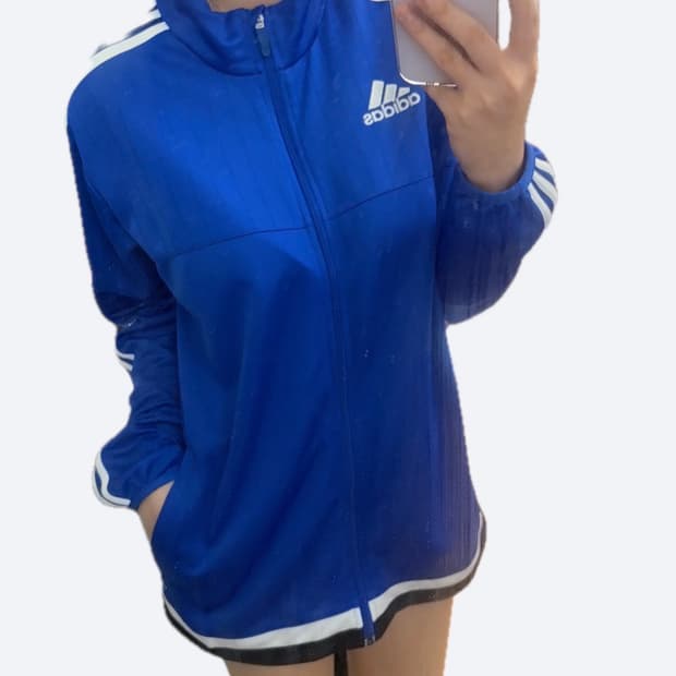 💙아디다스 에센셜 블루 트랙탑 져지💙