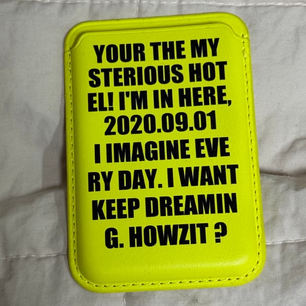 더 미스테리어스 MAGSAFE CARD CASE
