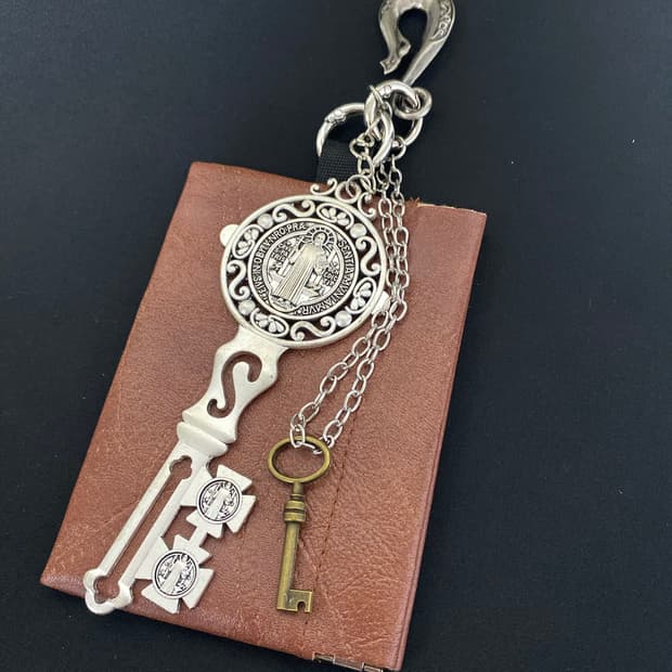 성 베네딕트 키 카드홀더 키링
