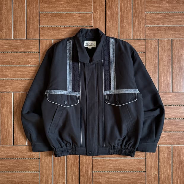 Rep-re vintage blouson zip-up jacket