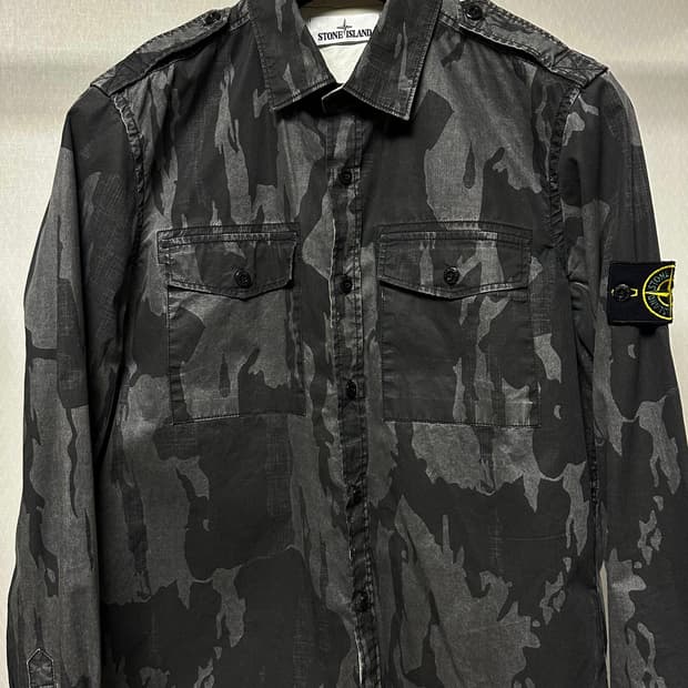스톤아일랜드 카모 오버셔츠 자켓 L(100) 국내판