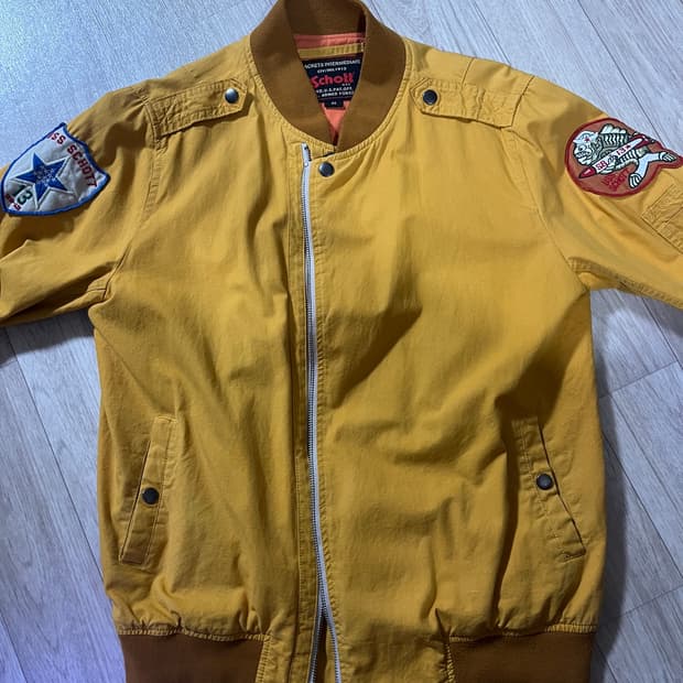 Schott 쇼트 ma-1 봄버자켓  항공점퍼 머스타드