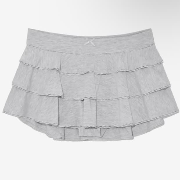 글로니 PICOT FRILL MINI SKIRT 새상품 팔아요