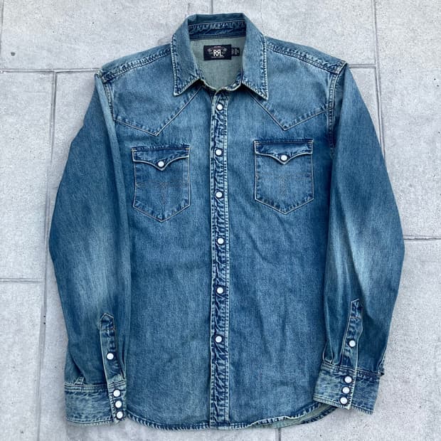 RRL 버팔로 웨스턴 셔츠