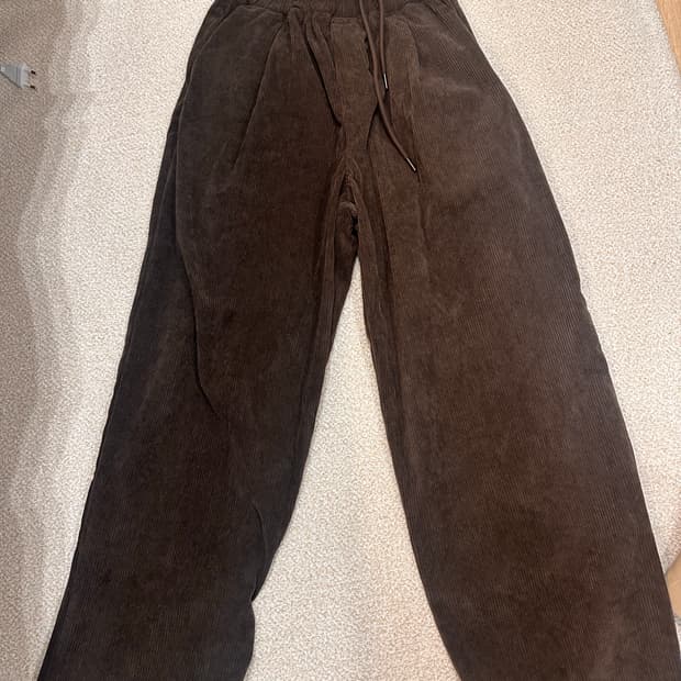 BRENSON 코듀로이 와이드 팬츠 M