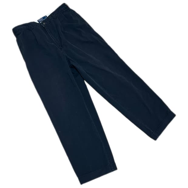 90s 폴로 랄프로렌 다크 네이비 클래식 hammond 치노팬츠