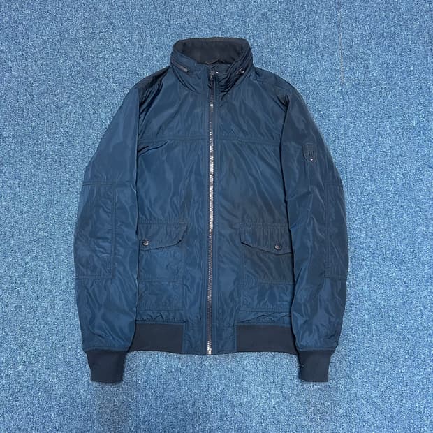 타미힐피거 네이비 봄버 점퍼M