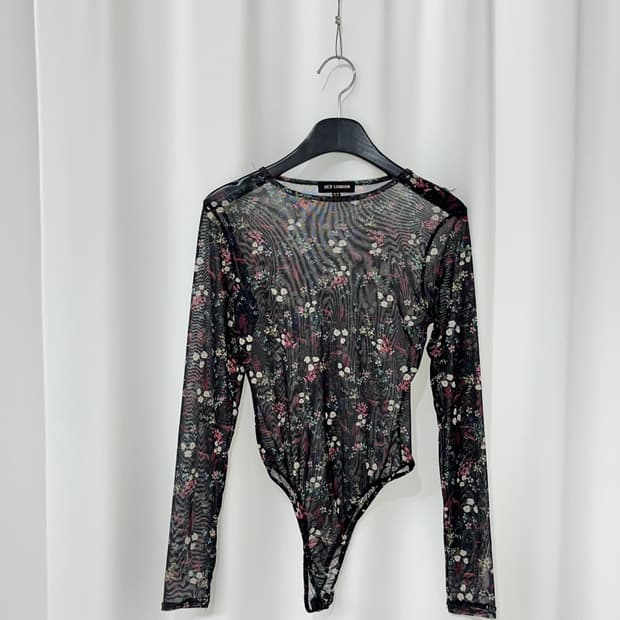 QED LONDON mesh bodysuit 