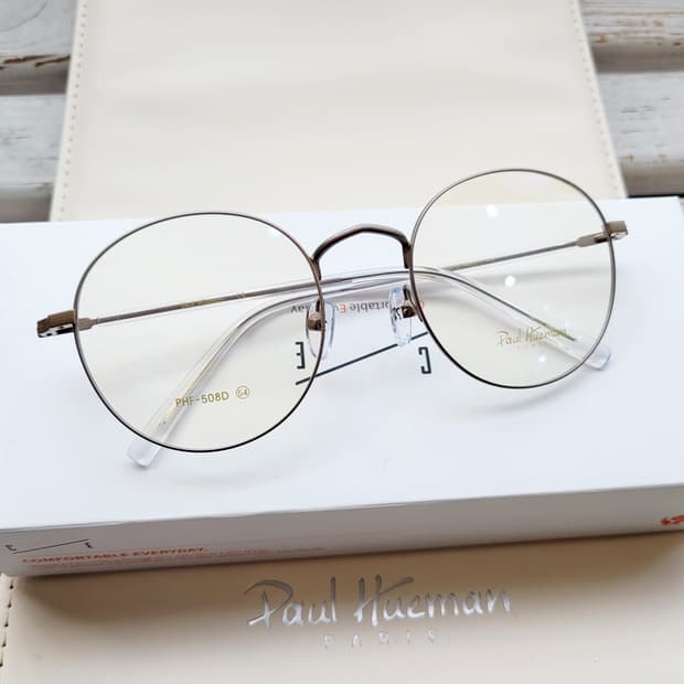 폴휴먼안경(PHF508D 그레이투명원형 빅)