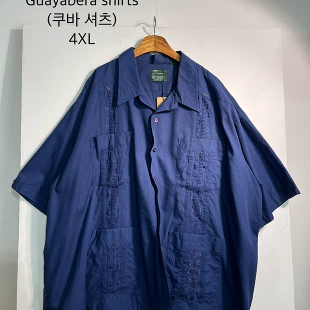 Guayabera shirts (쿠바 셔츠) 4XL