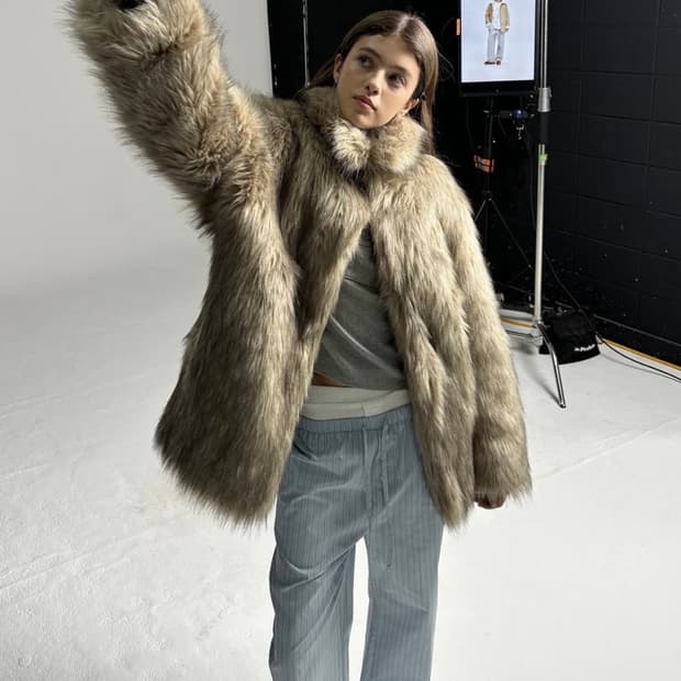 애프터아워즈 퍼자켓 사이즈1