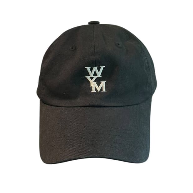 우영미 WYM 로고 볼캡 모자