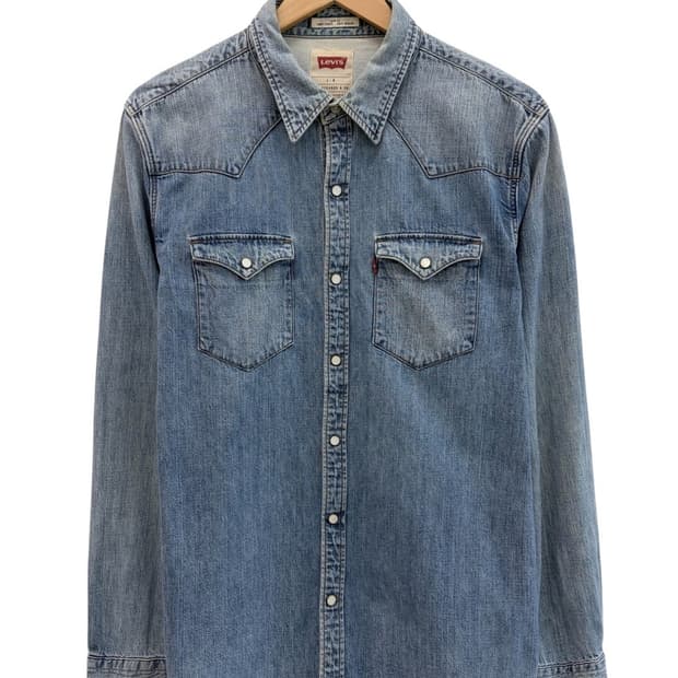 리바이스 샴브레이 셔츠 (L) 