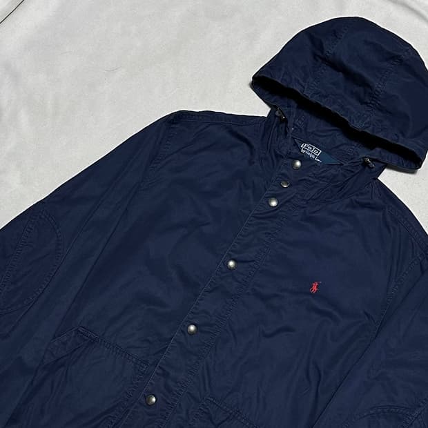 M 폴로랄프로렌 네이비 후드 자켓