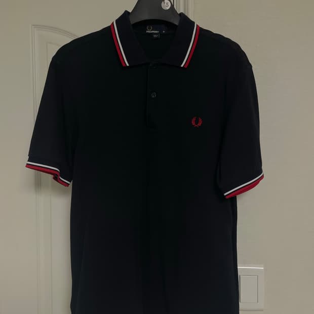 프레드페리 네이비 카라 m