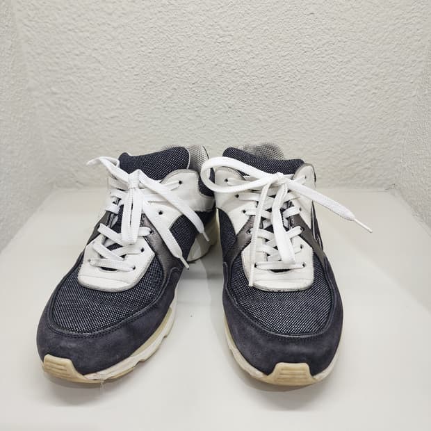 샤넬 그레이 CC로고 크루즈 스니커즈 G26582 35.5