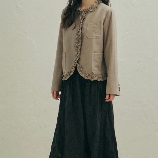 호쿠스포쿠스 가든 베일 볼륨 스커트 미듐M
