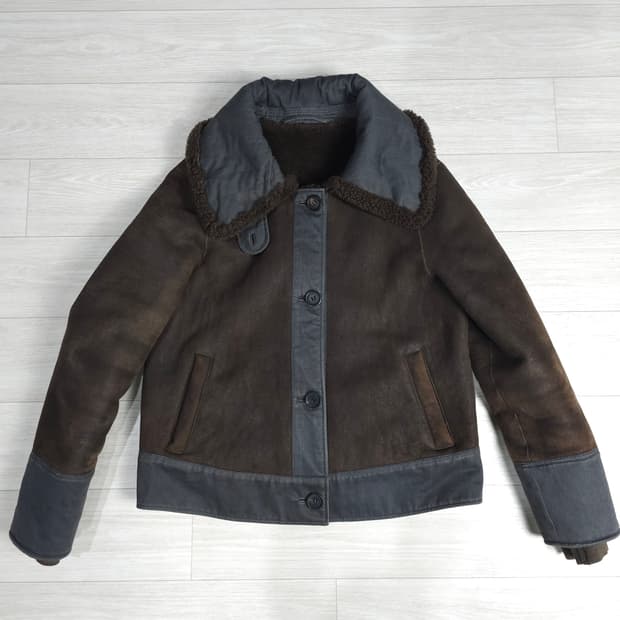 올세인츠 쉽스킨 무스탕 aEU36