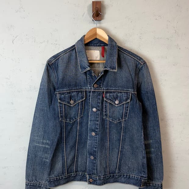 리바이스 빈티지 레드룹 데님 트러커 자켓