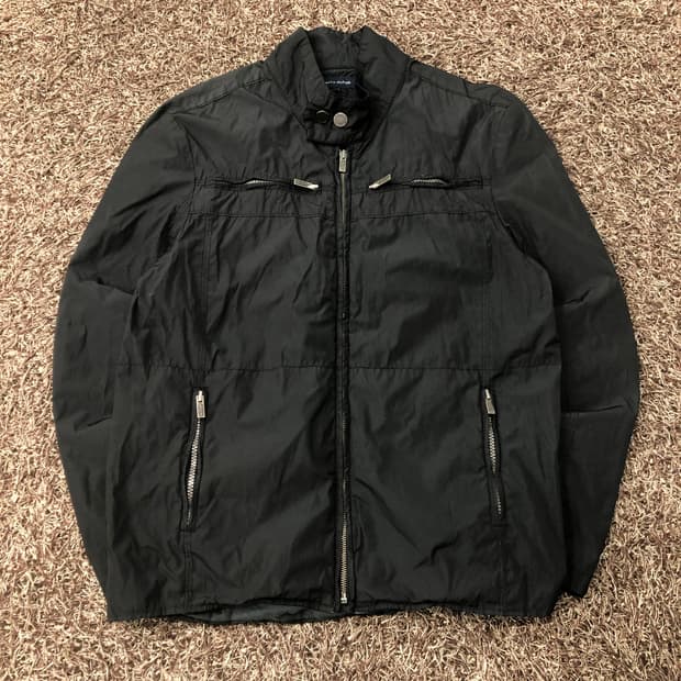 타미힐피거 나일론 바이커 자켓