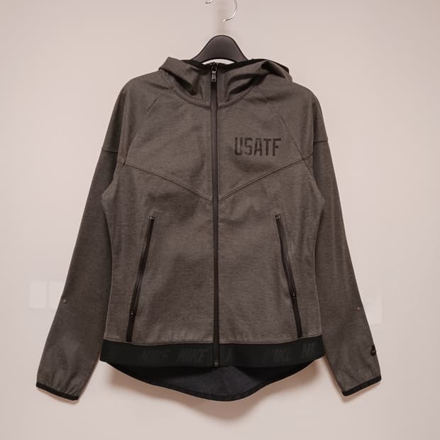 나이키 USATF 코팅 후드집업
