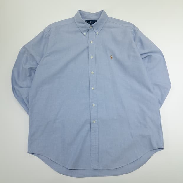CN918 XL 폴로 랄프로렌 클래식블루 긴팔 셔츠 남방