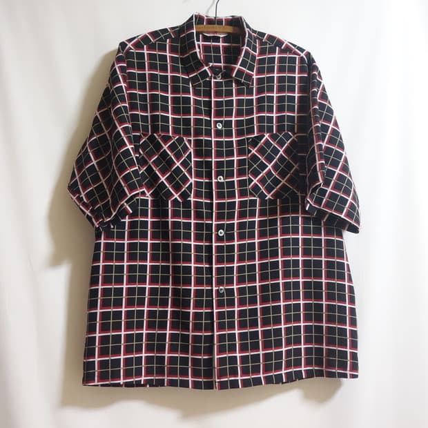 (XL)Dan river 댄리버 Check Box Shirt 60s 복각