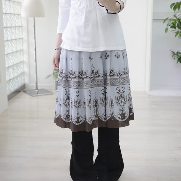 Telighe skyblue skirt