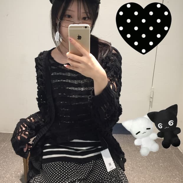 빈티지 블랙 니혼진 코디세트 