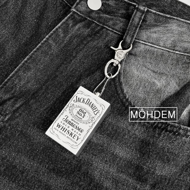 [Unsex] 잭다니엘 재떨이 키링 열쇠고리