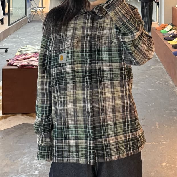 칼하트 WIP 밸먼 체크 셔츠 H3207