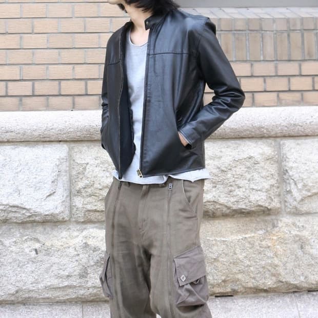 빈티지 레더 자켓 