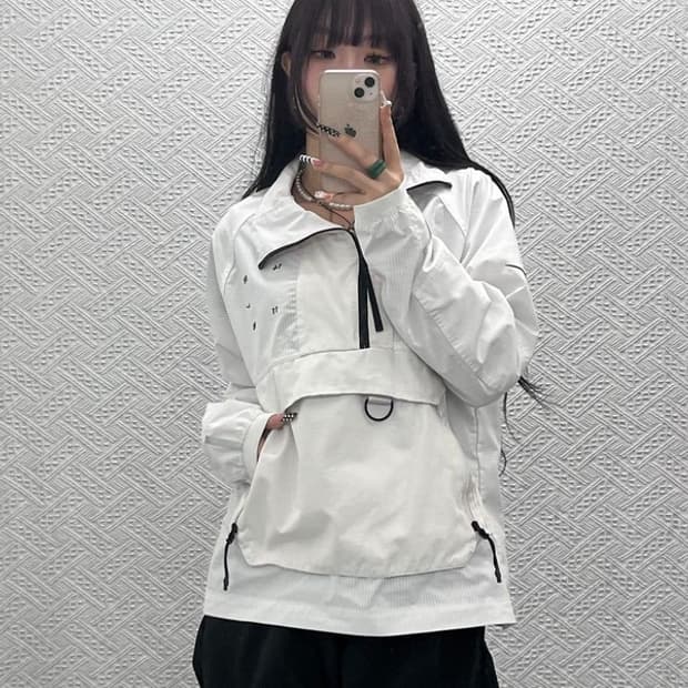 나이키 NSW 테크팩 엔지니어 바람막이 반집업 아노락 M C10640