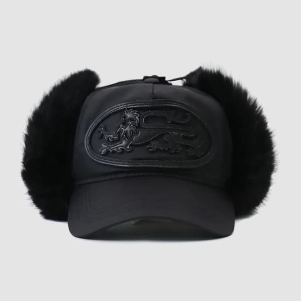 배드블러드 미스틱 트래퍼 햇 - 블랙나일론