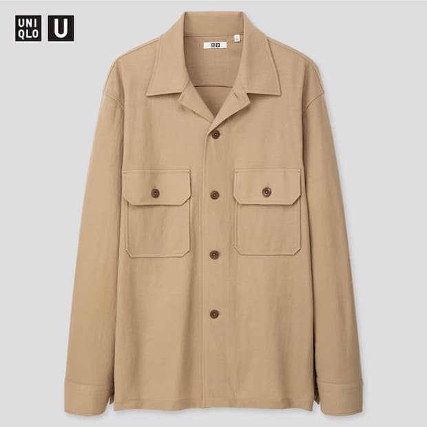 유니클로U 밀리터리 저지 셔츠 L사이즈