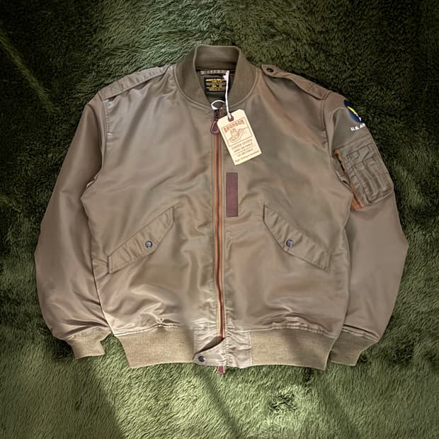 [42] Bronson 브론슨 L-2 플라이트 봄버 자켓 올리브