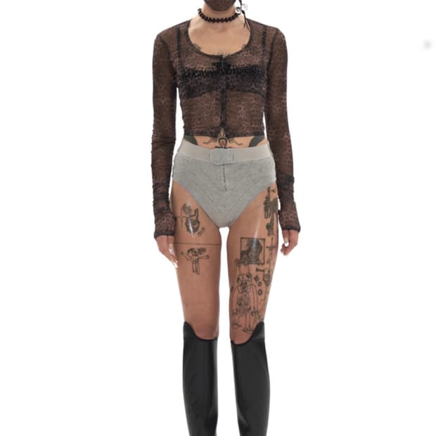 604service 레오파드 상의 