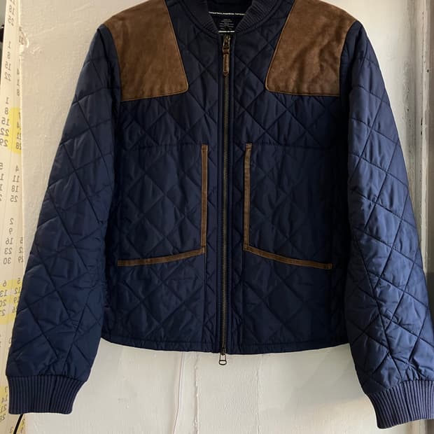랄프로렌 퀼팅 자켓 네이비 L