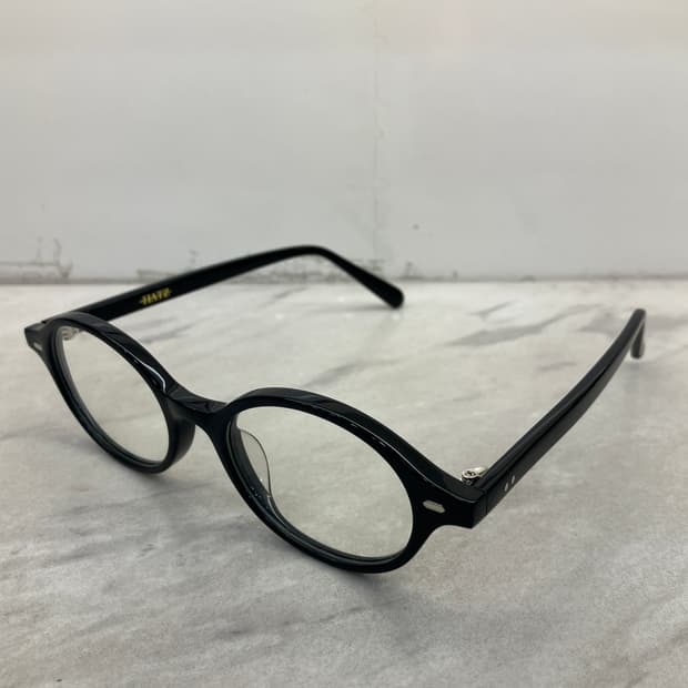 하츠 Hatz 긱시크 블랙 오벌 뿔테