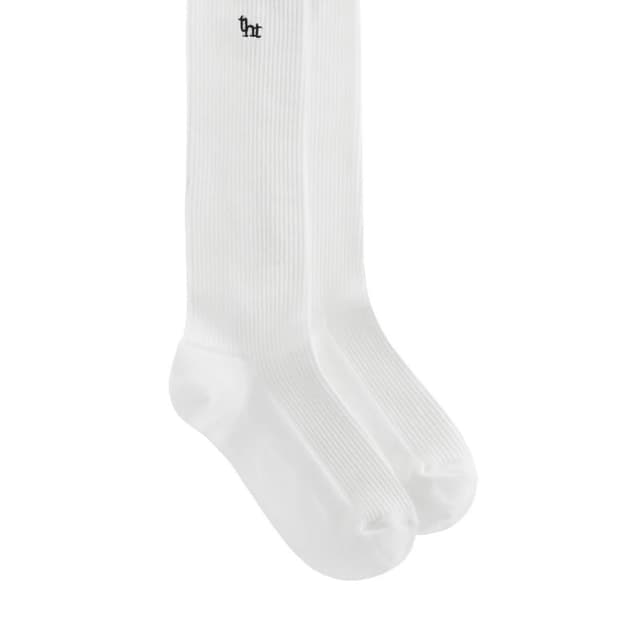 쓰리타임즈 the rib knee socks 니삭스 양말 쓰탐