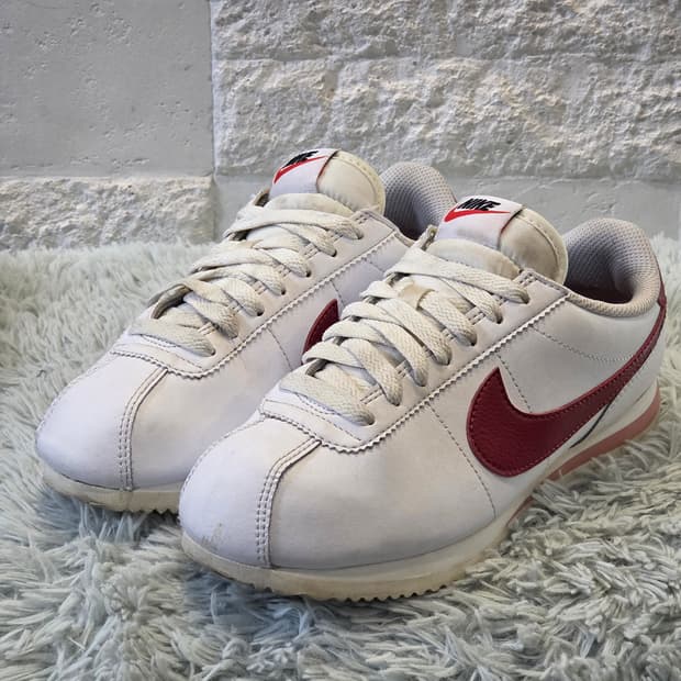 3q-27:나이키 코르테즈 클래식 레드/화이트 (23cm)