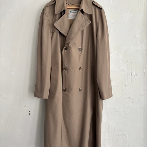 Christian Dior 크리스찬 디올 더블 트렌치 베이지 컬러 코트 