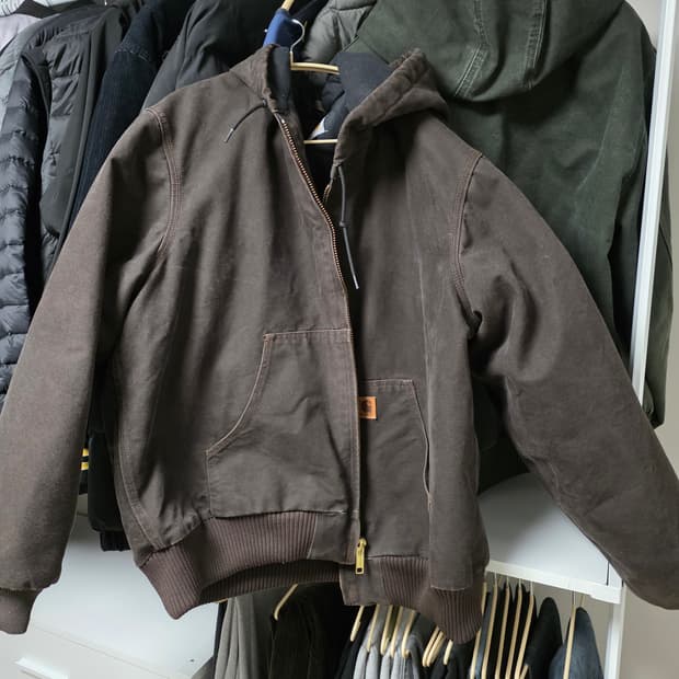 [XL] OG 칼하트 J130 액티브 자켓 칼하트 다크브라운