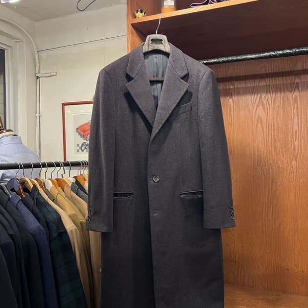 아르마니 꼴레지오니 캐시미어 코트