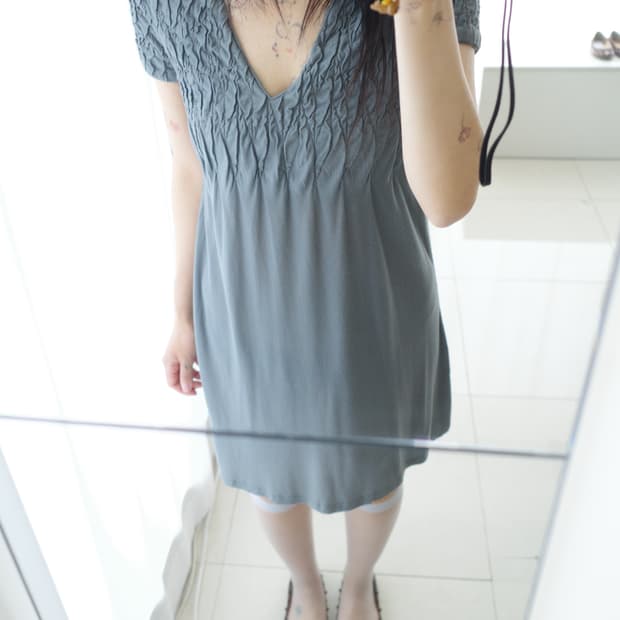 Modal smocking dress