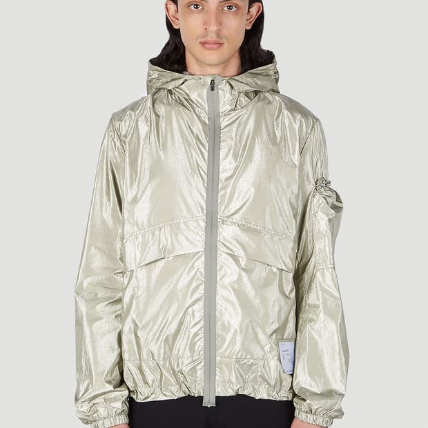 (2) SATISFY SILVER SHELL JACKET