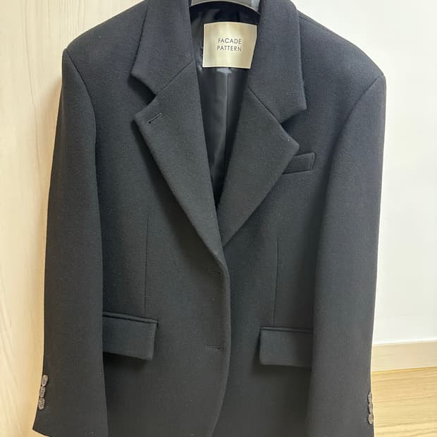 파사드패턴 캐시미어 블레이저 코트 s