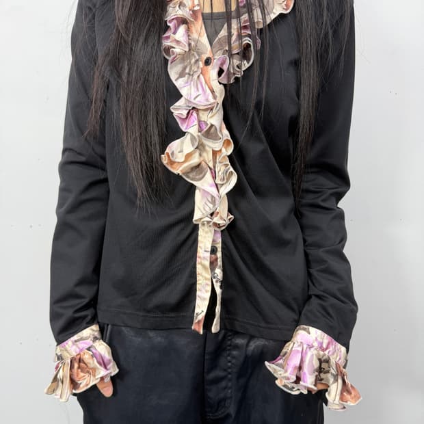 Anne Fontaine ruffle cardigan