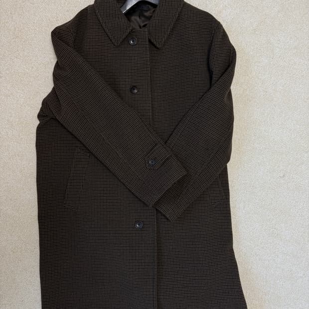 24fw 유니클로 발마칸 브라운